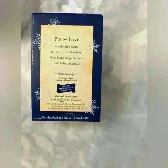 Hallmark Keepsake 2005 Puppy Love 15th In Series Christmas Ornament- NEW - Picture 10 of 10